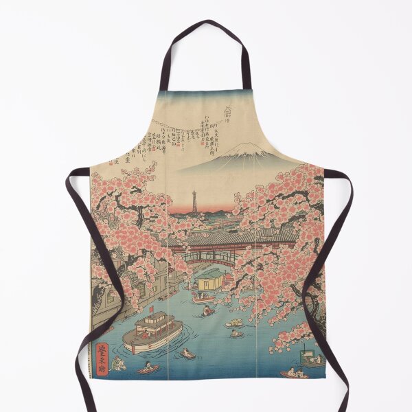 Item preview, Ukiyo-e Cherry Blossoms Sakura Traditional Japanese Woodblock Print Art designed and sold by Vandy Fullam.