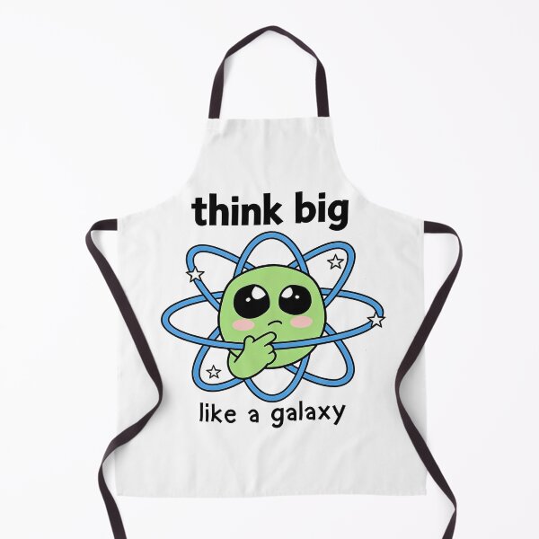 Item preview, Think Big Like a Galaxy – Cute Space Atom Character Motivational Design designed and sold by truongloc246.