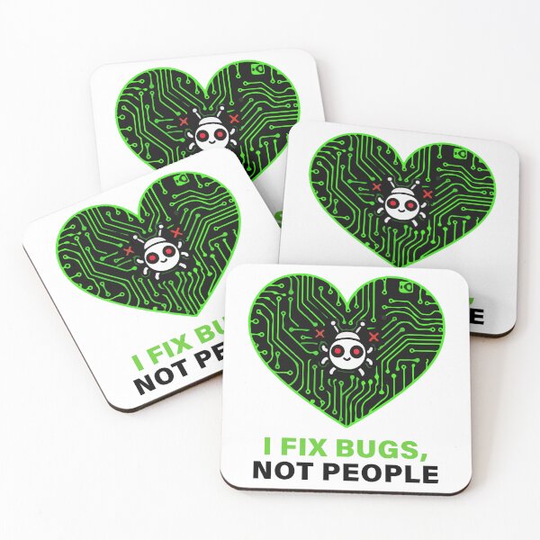 Item preview, I Fix Bugs Not People T Shirt  Funny Programmer Developer Coding Humor designed and sold by Design-Pro-21.