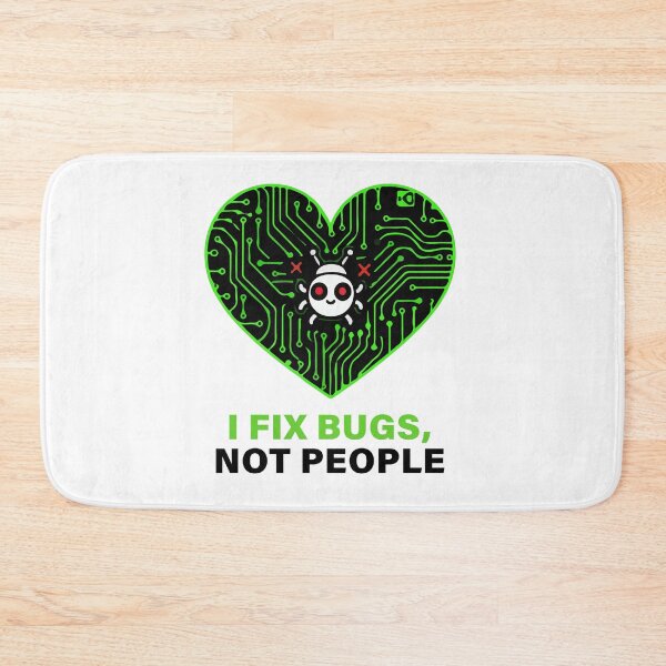 Item preview, I Fix Bugs Not People T Shirt  Funny Programmer Developer Coding Humor designed and sold by Design-Pro-21.