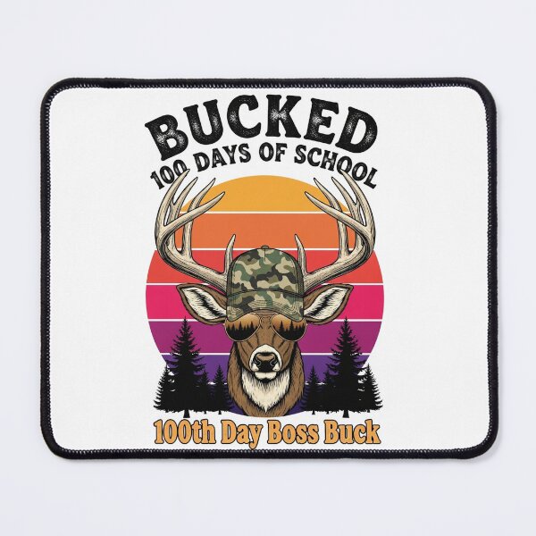 Item preview, Buck Floated 100 Days of School Camo Deer Hat Sunglasses designed and sold by JaaCreativeShop.