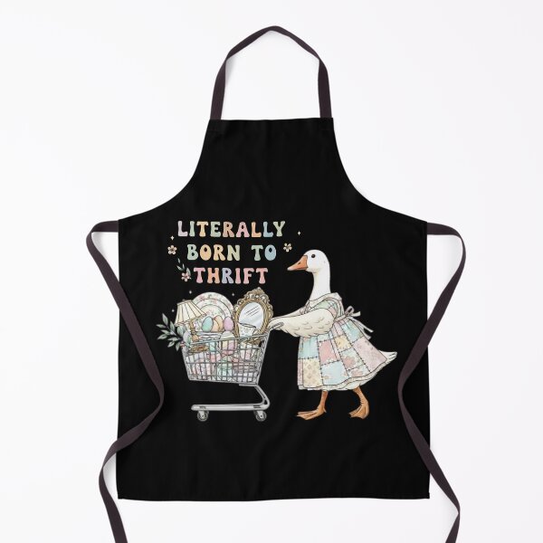Item preview, Literally Born to Thrift Graphic | Thrift Store Lover , Vintage Shopping Aesthetic designed and sold by MS Pod Studio.