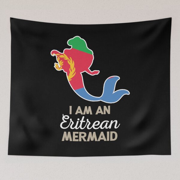 Item preview, Eritrea Flag Eritrean Mermaid designed and sold by countryflags.