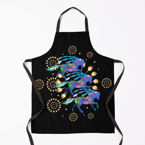 Item preview, Carnival Fire Horses designed and sold by nocturne-design.