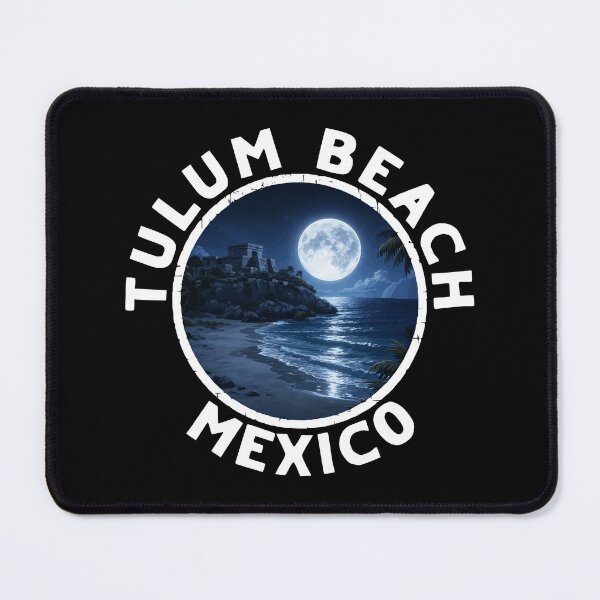 Item preview, Tulum Beach - Mexico (with White Lettering) designed and sold by VelvetRoom.