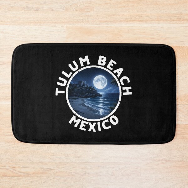 Item preview, Tulum Beach - Mexico (with White Lettering) designed and sold by VelvetRoom.