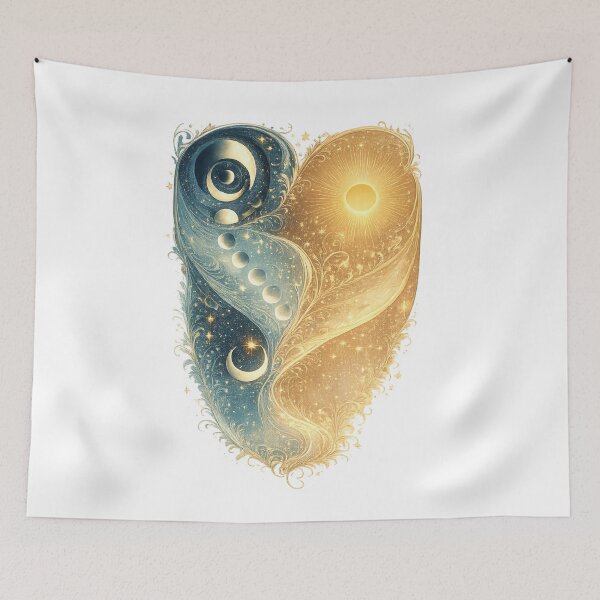 Item preview, Yin Yang Celestial Sun and Moon designed and sold by V-ForAll.