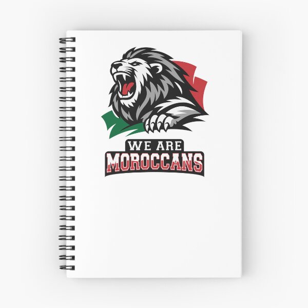 Item preview, We are moroccans, Powerful Lion Mascot Graphic, Pride and Strength Illustration, Bold Athletic Design designed and sold by MONTRIS.