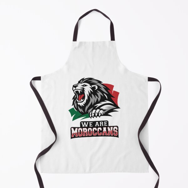 Item preview, We are moroccans, Powerful Lion Mascot Graphic, Pride and Strength Illustration, Bold Athletic Design designed and sold by MONTRIS.