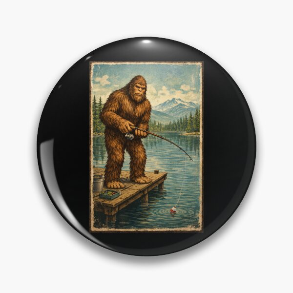 Item preview, Solitary Fisher of the Mountain Lake designed and sold by KapiPrint.
