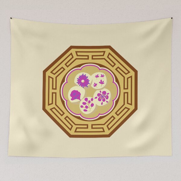Item preview, Hwa-jeon (화전): pasteles de arroz con flores tradicionales coreanos designed and sold by mycreastyle.