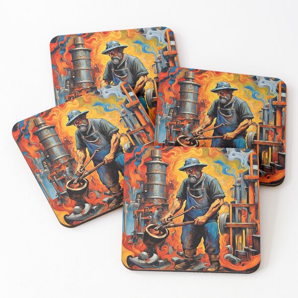 Item preview, Hephaestus at work designed and sold by George Hutton Hunter.