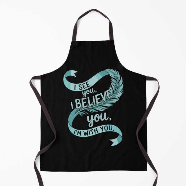 Item preview, I See U I m Believe You Teal Sexual Assault Awareness Green designed and sold by cosmicncozyS.