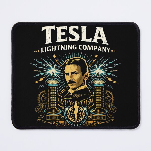 Item preview, Tesla Lightning Company Retro Design designed and sold by Retr0Tshirts.