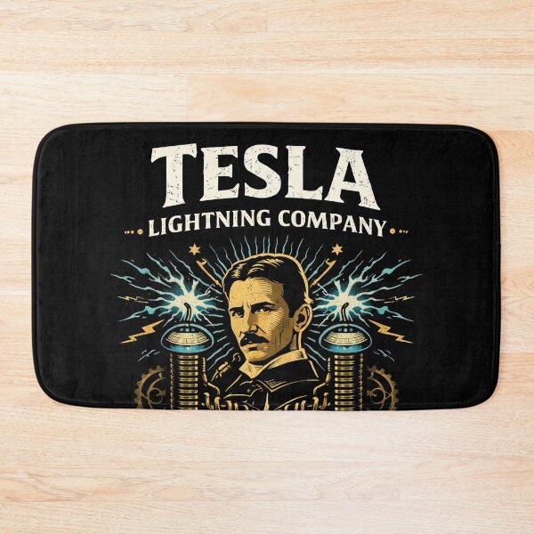 Item preview, Tesla Lightning Company Retro Design designed and sold by Retr0Tshirts.