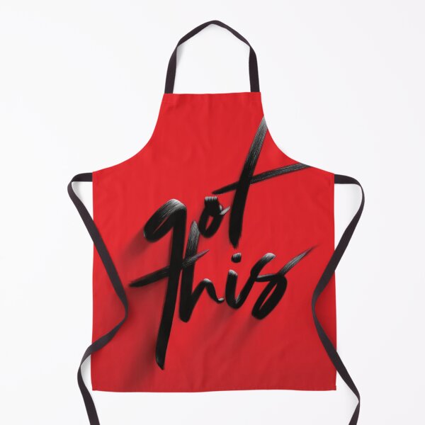 Item preview, Bold "Got This" Black Brush Typography Red Art designed and sold by DGtaLrtcom.
