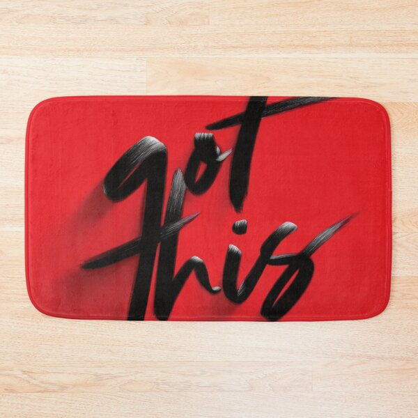 Item preview, Bold "Got This" Black Brush Typography Red Art designed and sold by DGtaLrtcom.