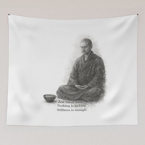 Item preview, Zen Sustenance – Nothing Is Lacking, Stillness Is Enough designed and sold by Yohei-Studio.
