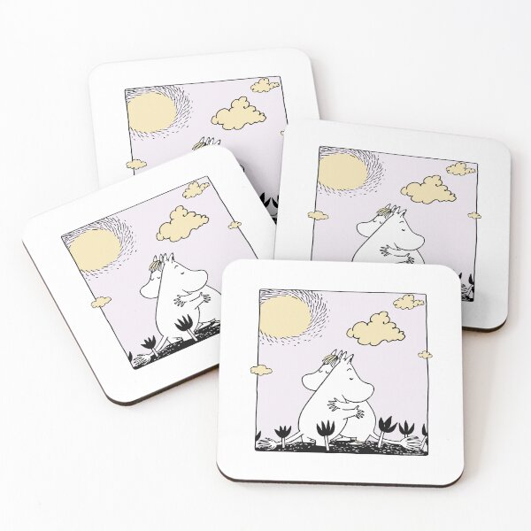 Item preview, Moomintroll & Snorkmaiden Hugging Love designed and sold by MoominStore.