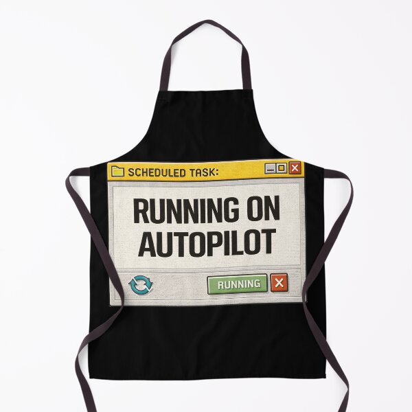 Item preview, Running on Autopilot – Mental Burnout System Mode designed and sold by Mad Factory Designs.