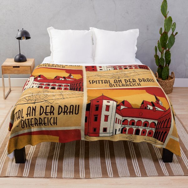 Item preview, Spittal An Der Drau Austria Retro Vintage Travel Tourism B designed and sold by TravelersGems.
