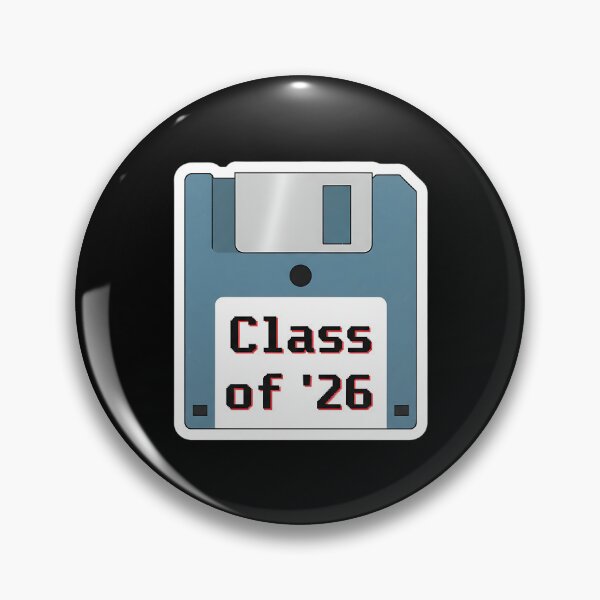 Item preview, Retro Floppy Disk Class of 2026 Graduation designed and sold by Silent Watch Threads..