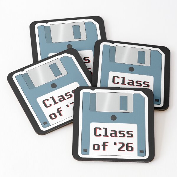 Item preview, Retro Floppy Disk Class of 2026 Graduation designed and sold by Silent Watch Threads..