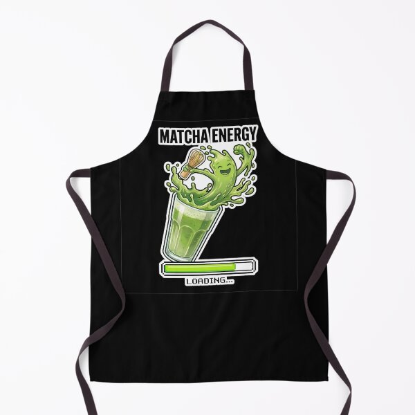 Item preview, Matcha Energy Loading Happy MATCHA Ritual Latte designed and sold by SarashiArt.