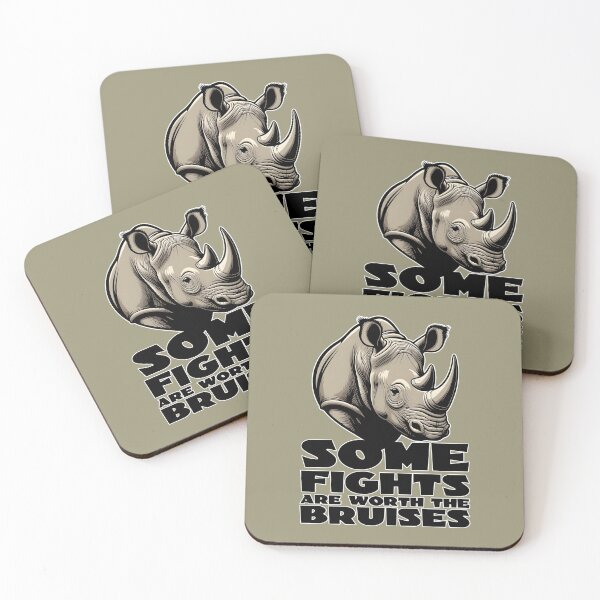 Item preview, Save The Rhino Fights Worth The Bruises. designed and sold by Mr Lee.