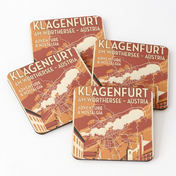 Item preview, Klagenfurt Am Wörthersee Austria Retro Vintage Travel Tourism designed and sold by TravelersGems.