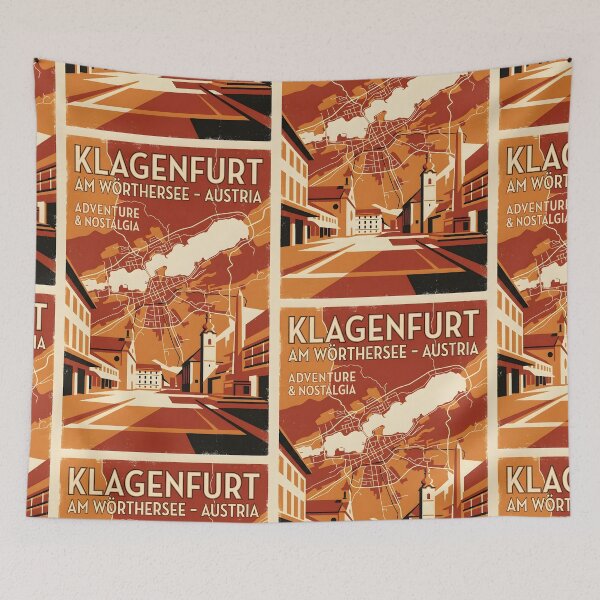 Item preview, Klagenfurt Am Wörthersee Austria Retro Vintage Travel Tourism designed and sold by TravelersGems.