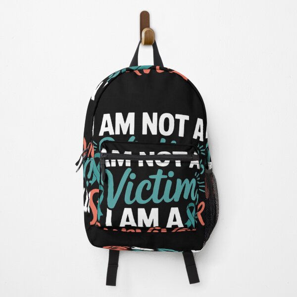 Item preview, I Am Not A Victim I Am A Survivor Stop Sexual Abuse Ribbon designed and sold by cosmicncozyS.
