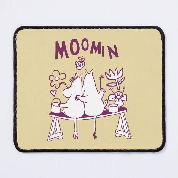 Item preview, Moomintroll & Snorkmaiden Love Painting Flowers Art designed and sold by MoominStore.