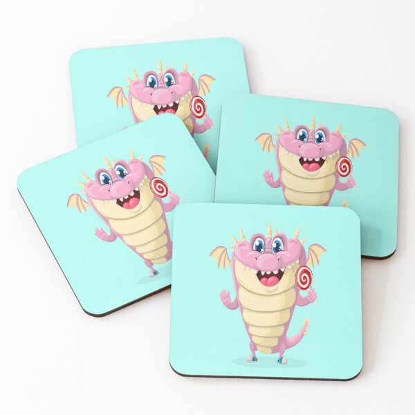 Item preview, Sweet dragon with candy kids animation art designed and sold by Natart1004.