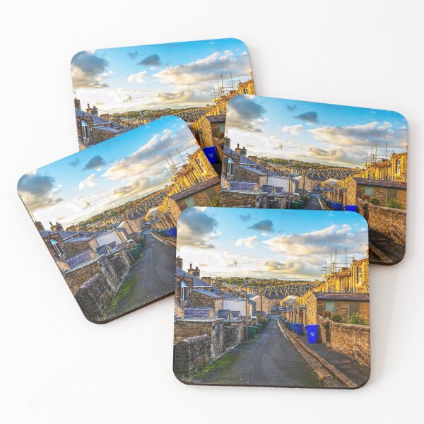 Item preview, Golden Light Over the Backstreets of Skipton, Yorkshire, England designed and sold by Paul Thompson Photography.