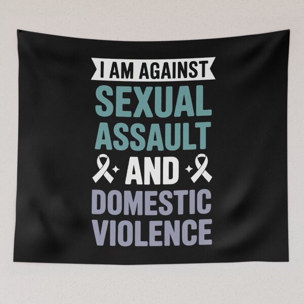 Item preview, I am Against Sexual Assault and Domestic Violence 2 designed and sold by cosmicncozyS.