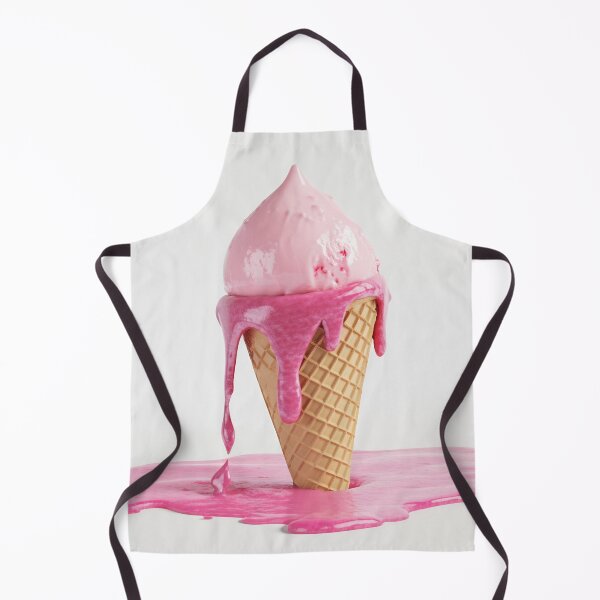Item preview, Melting pink ice cream cone drips designed and sold by anytka.