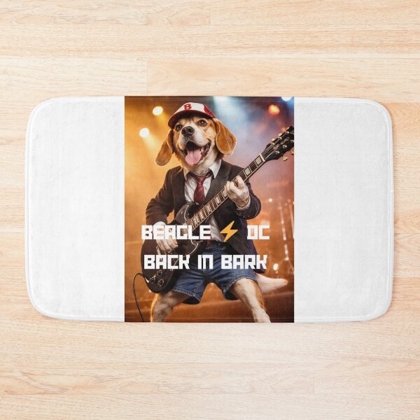 Item preview, Back in Bark – Beagle Rock Star T-Shirt designed and sold by ArthurShu.