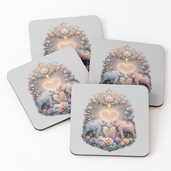Artikelvorschau, Spirituelle Elefanten-Mandala-Kunst und Liebe entworfen und verkauft von V-ForAll.