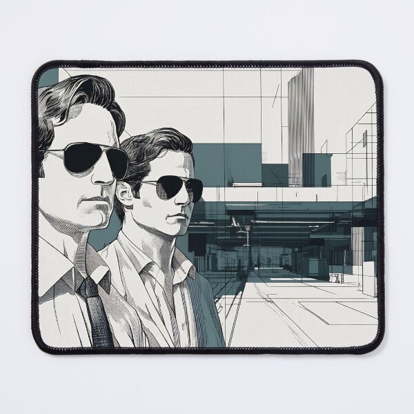 Item preview, Two men in shades in city designed and sold by anytka.