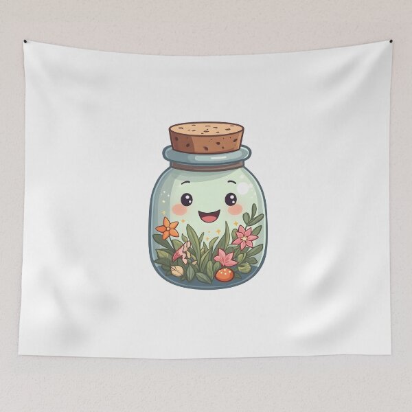 Item preview, Enchanted Herb Jar Buddy designed and sold by santi-ia.