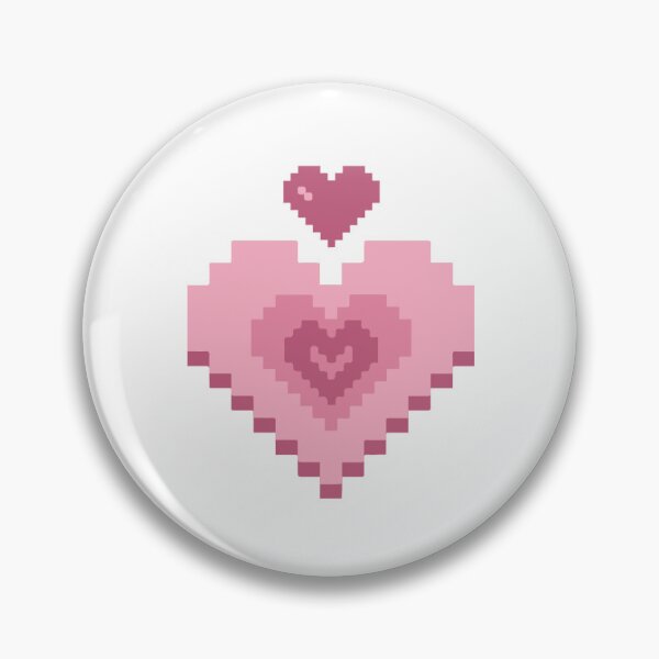 Item preview, Pink Pixel Heart | Cute 8-Bit Love Aesthetic Retro Pixel Art designed and sold by VelvetPixelXo.