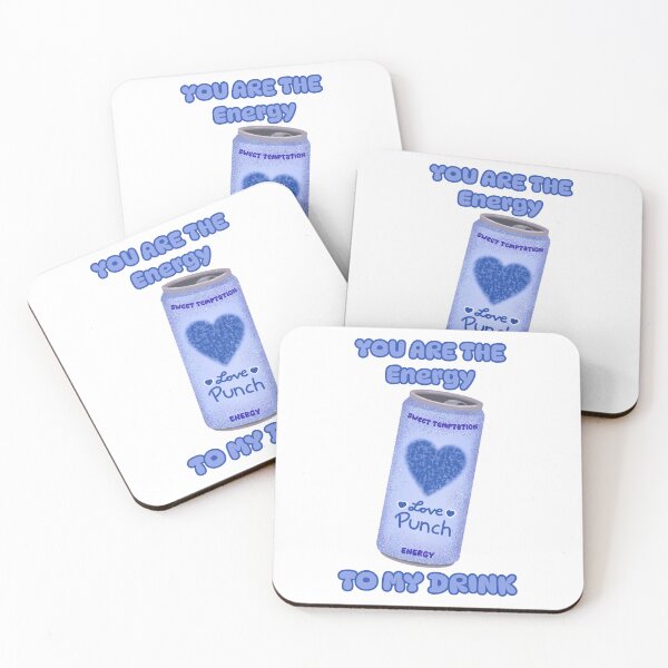 Item preview, Valentine's Day Energy Drink blue designed and sold by Regi's Art.