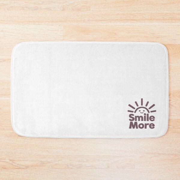Item preview, Smile More – Soft Distressed Positive Quote Design designed and sold by KatBeeTee.