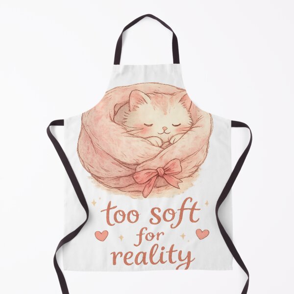 Item preview, Too Soft for Reality Aesthetic Cat designed and sold by StrawberryField11.