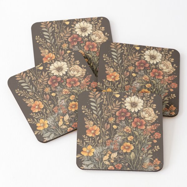 Item preview, Vintage Rustic Wildflower Botanical Illustration Earthy designed and sold by DigitalMomy.