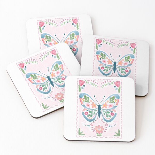 Item preview, Butterfly Floral Print designed and sold by holpalette.