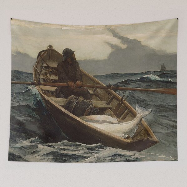 Item preview, The Fog Warning and the Fisherman designed and sold by tomorrowsart.