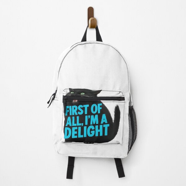 Item preview, First of All I'm a Delight Roaring Black cat T-Shirt designed and sold by MOHAMED.