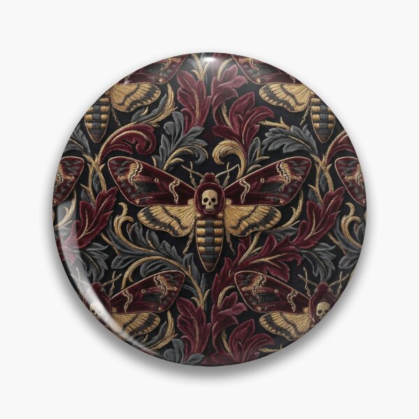 Item preview, Golden Death head Moths  designed and sold by Frame of Mind .
